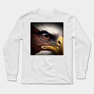 USA, Bald Eagle, America, American Flag, Long Sleeve T-Shirt